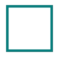 The Perfect Empty Turquoise Square of Death