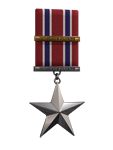 Iron Star with Bronze Ribbon